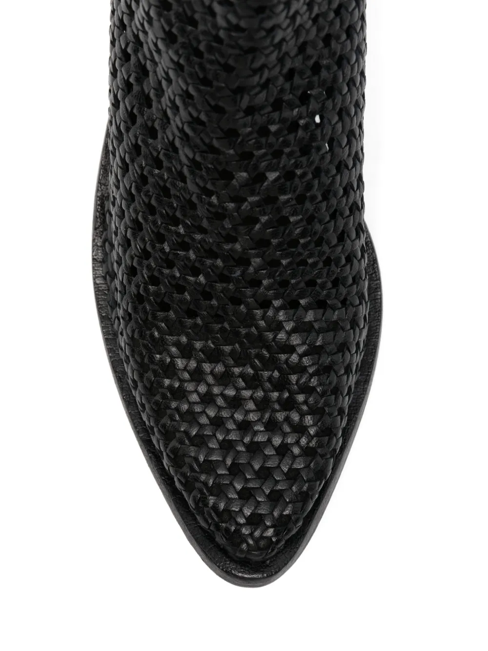 Zolfo Leren enkellaarzen Zwart