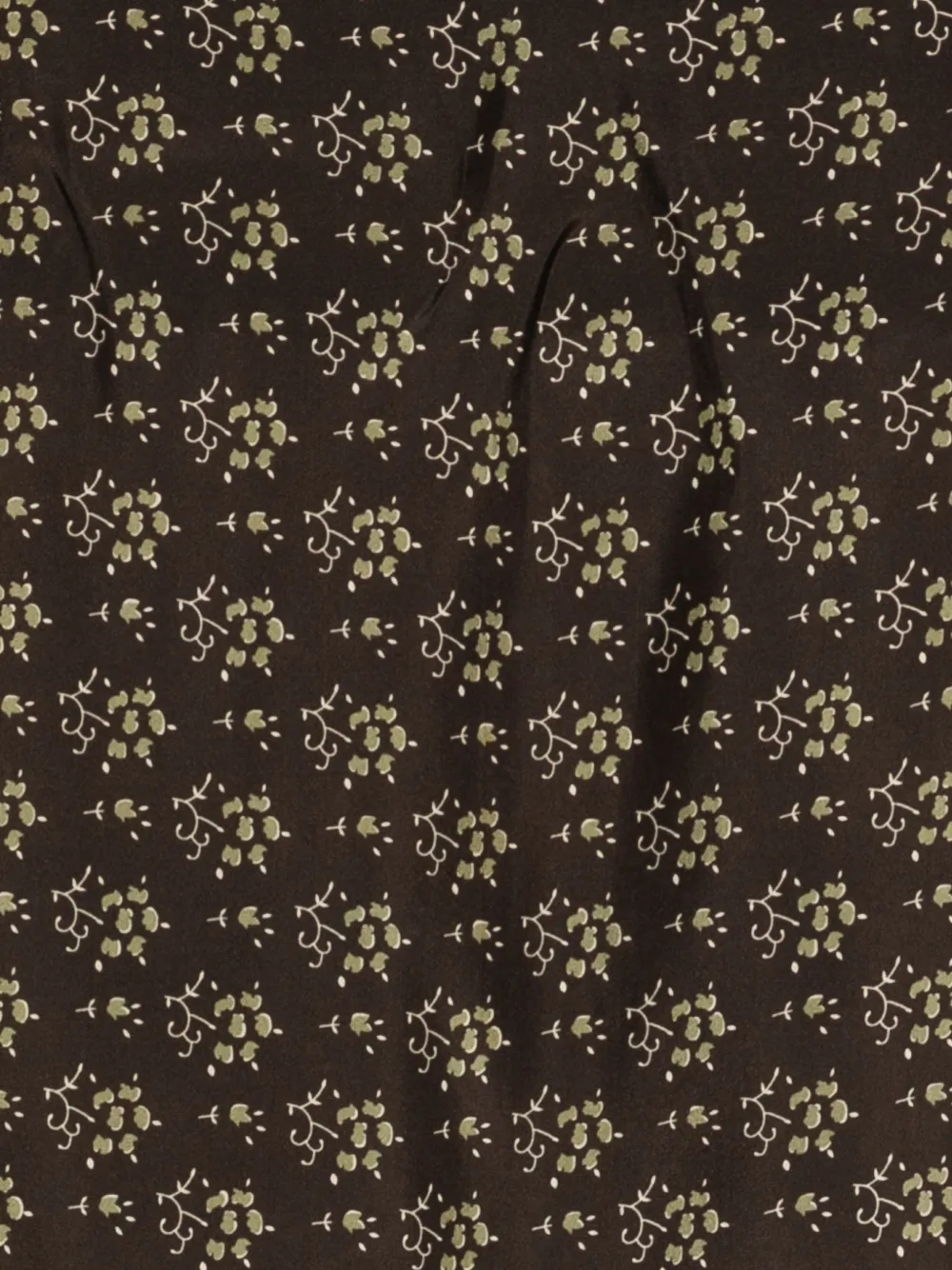  Soeur Floral Silk Scarf - Brown 