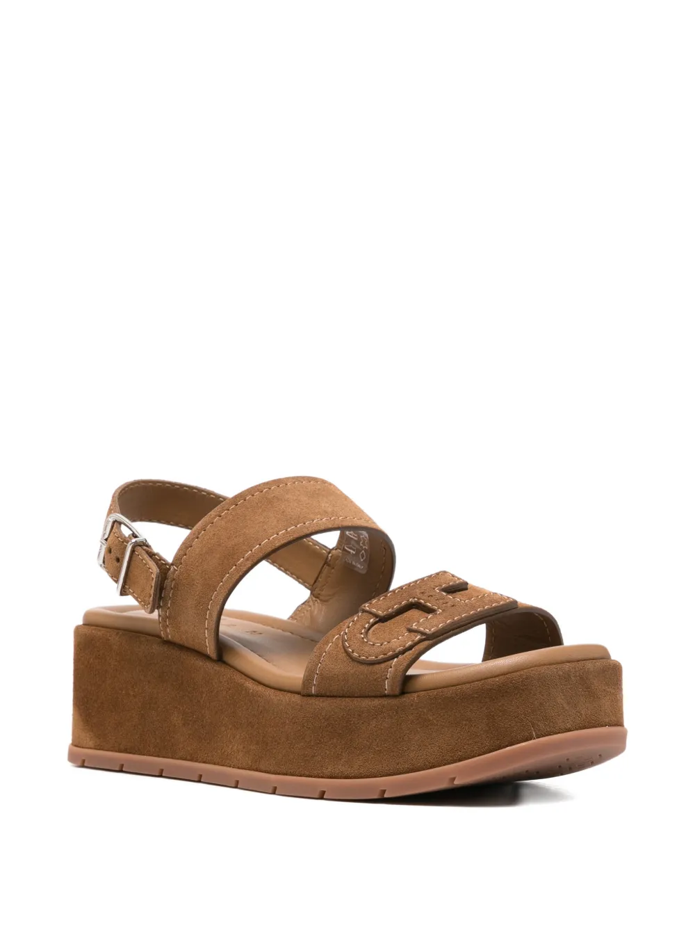 Hogan Sandalen met gesp Bruin
