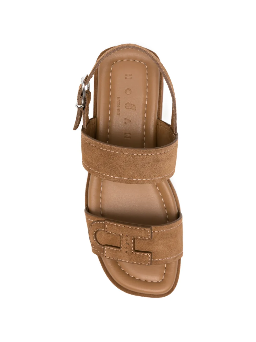 Hogan Sandalen met gesp Bruin