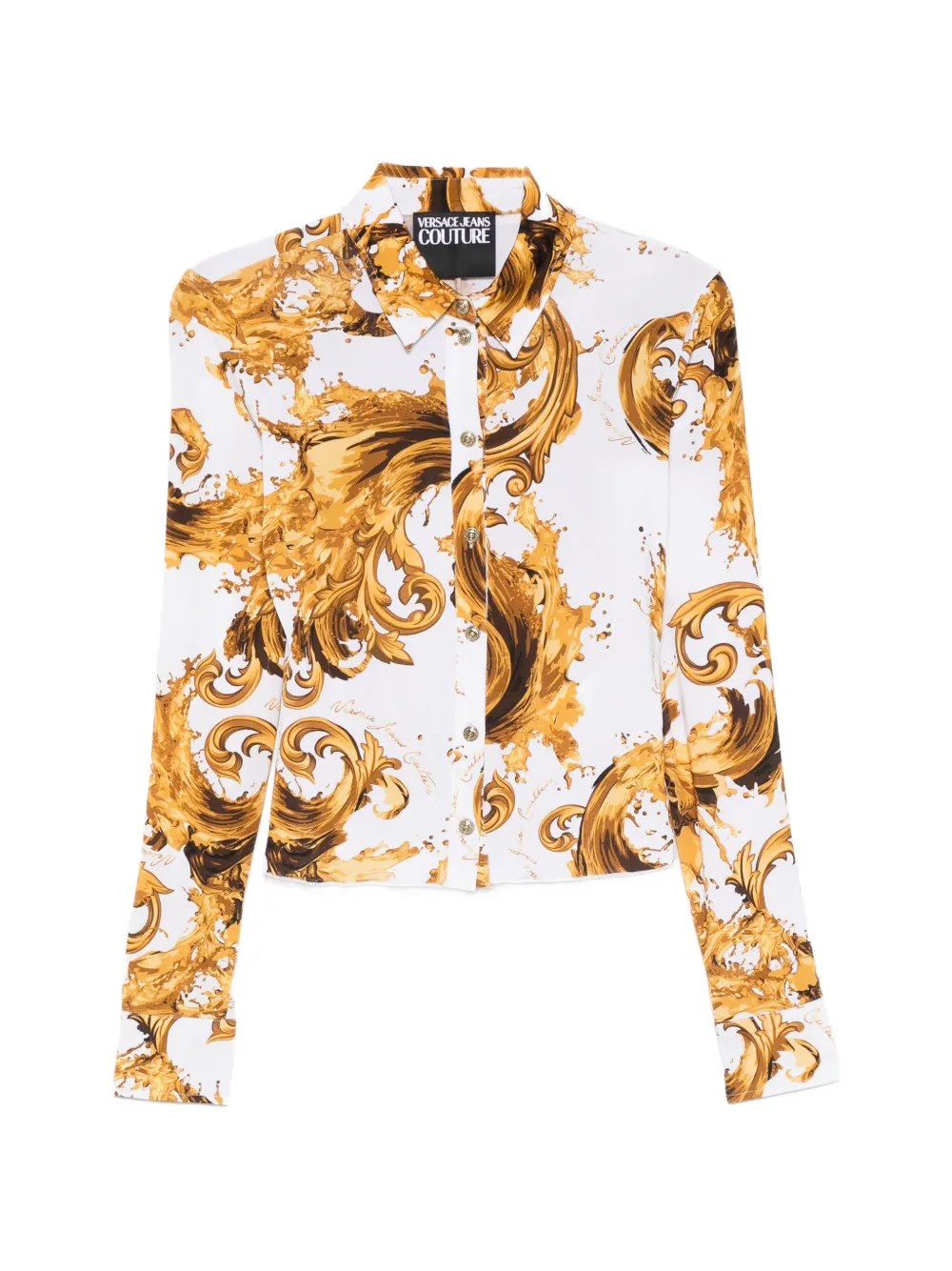 Versace Jeans Couture Barocco-print shirt - Bianco