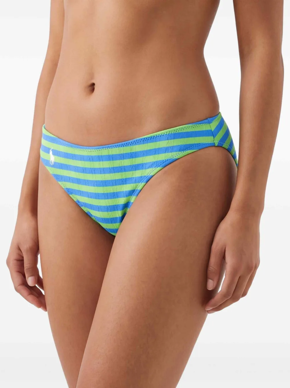 Polo Ralph Lauren Gestreepte bikinibroek Blauw