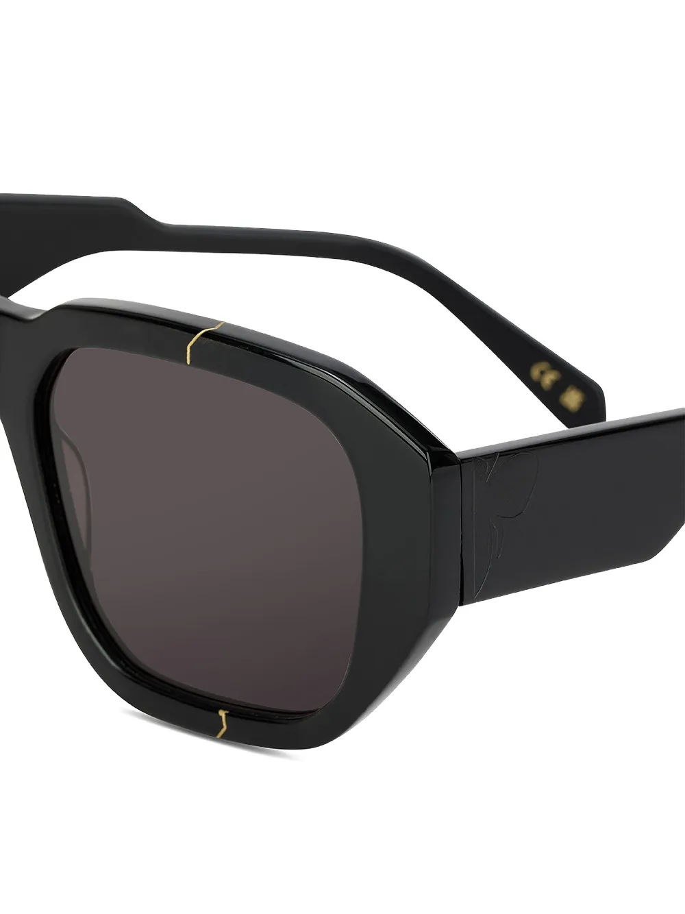 Broken Cosmo Oversized-Frame Sunglasses