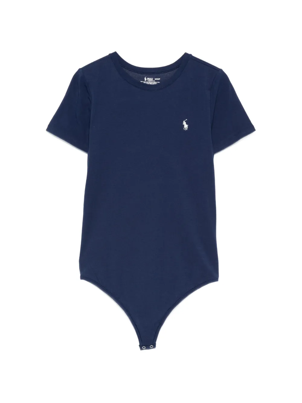 Polo Ralph Lauren logo-embroidered bodysuit - Blu