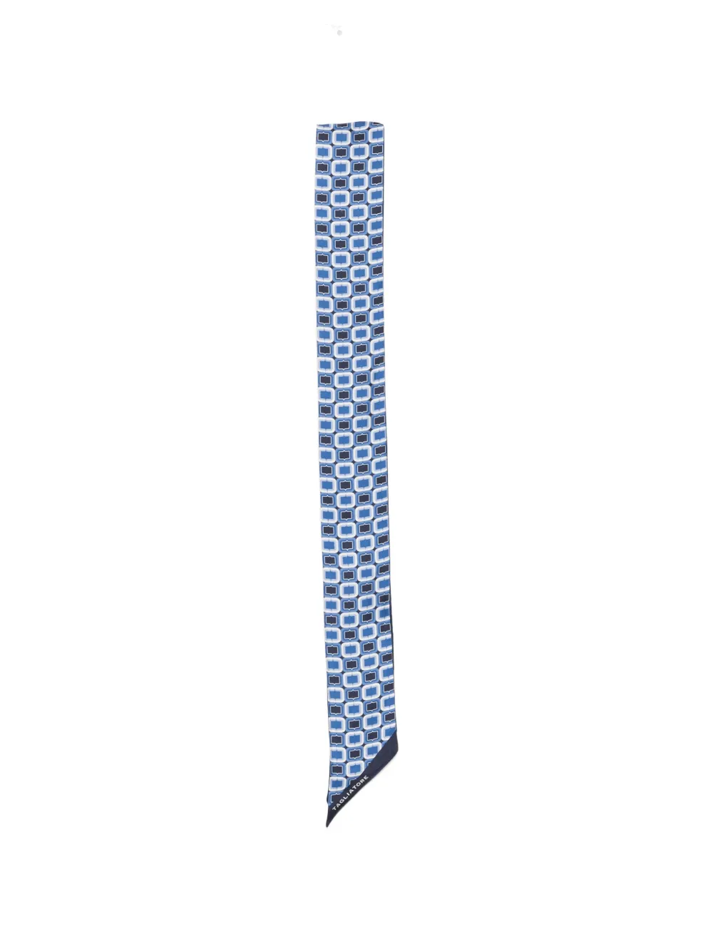 Tagliatore Foulard geometric-print scarf - Blu