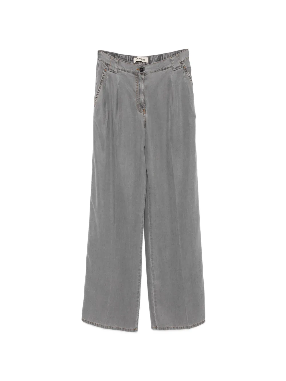 Semicouture Debora elasticated-waist trousers - Grigio