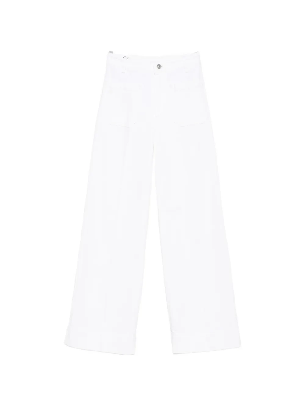 Victoria Beckham belt-loop jeans - Bianco