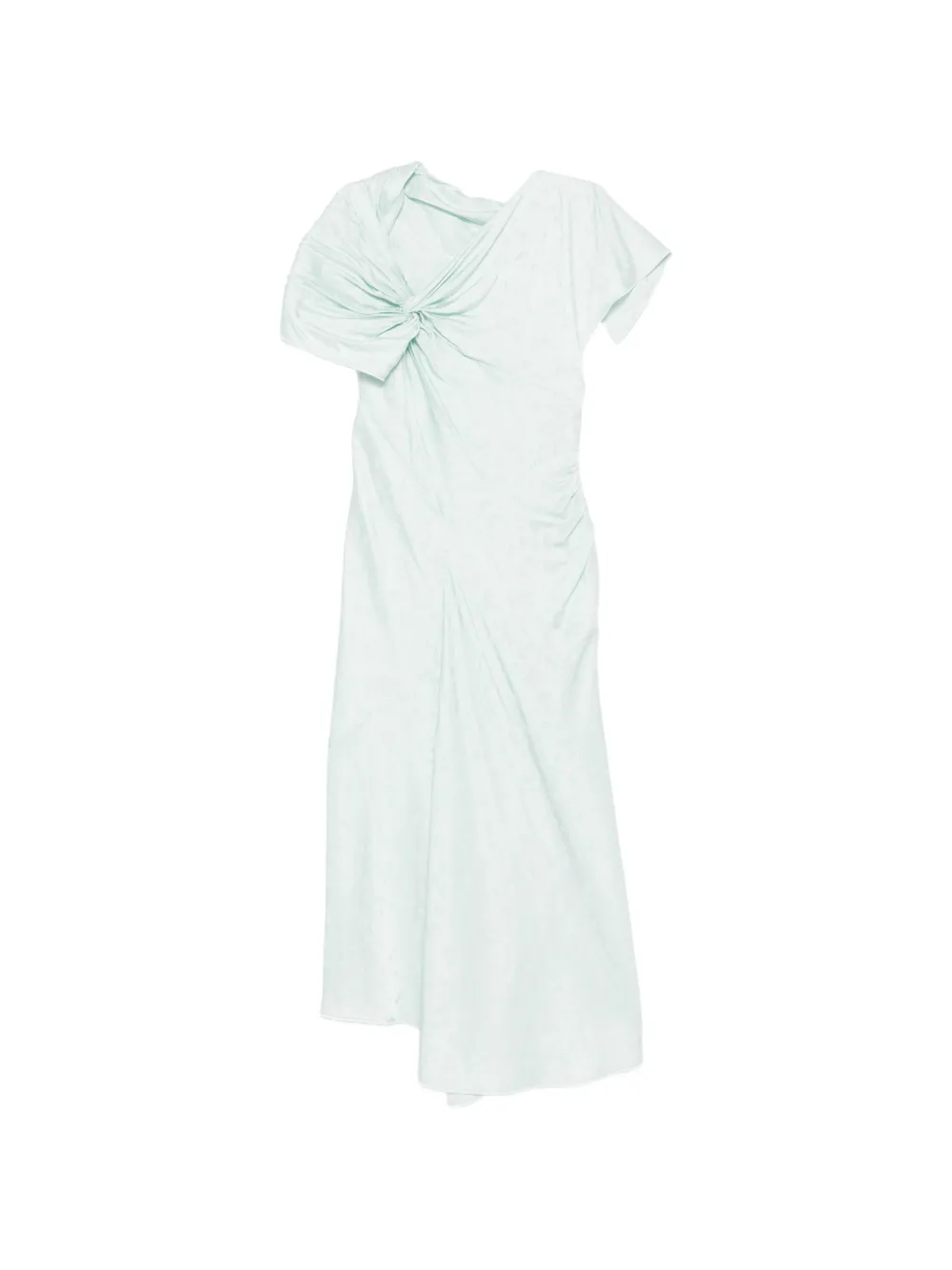 Victoria Beckham flower-print midi dress - Verde