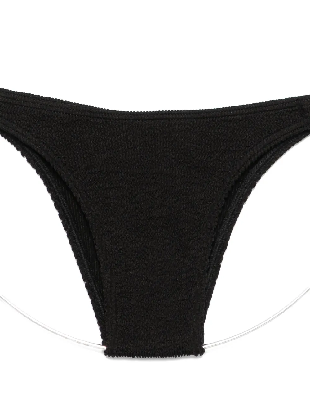  Bond-eye Ring-detail Bikini Bottoms - Black 