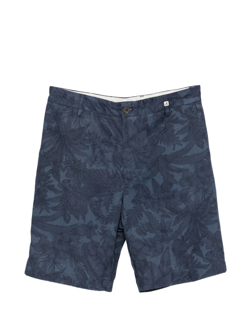 Myths floral-jacquard shorts - Blu