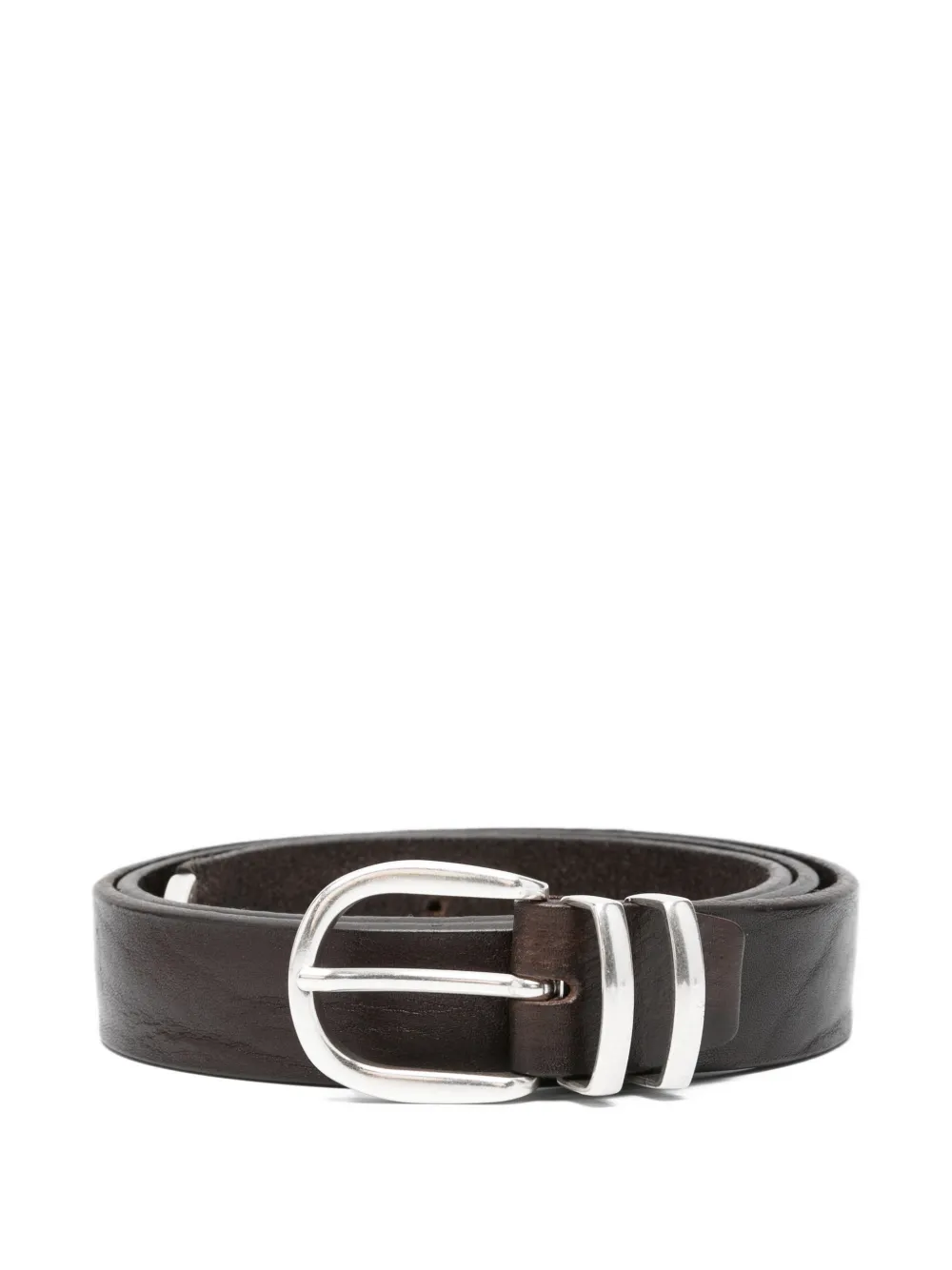 ALBERTO LUTI calf-leather belt - Marrone