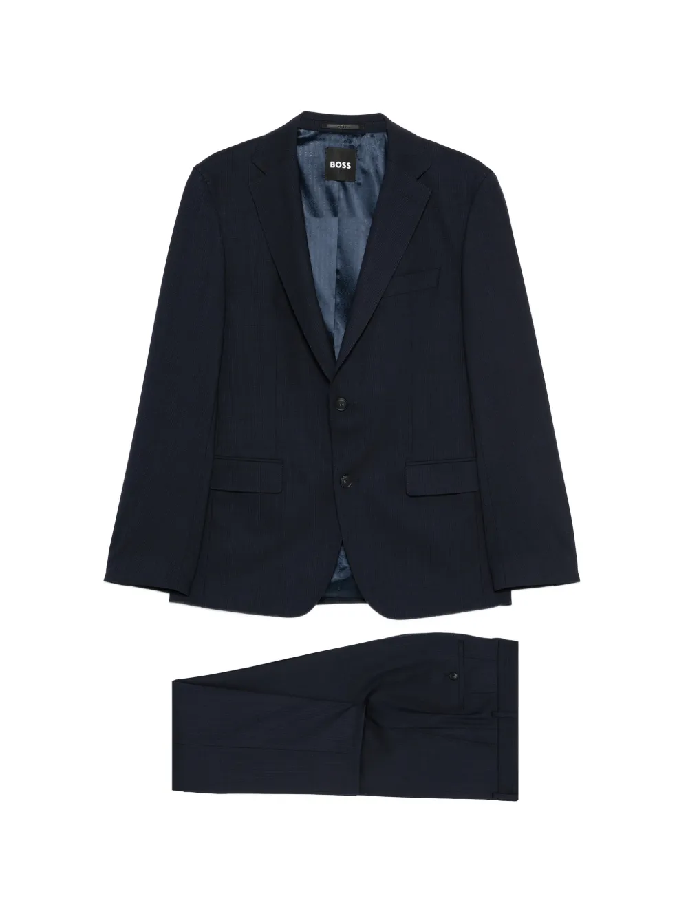 BOSS notch-lapel suit - Blu