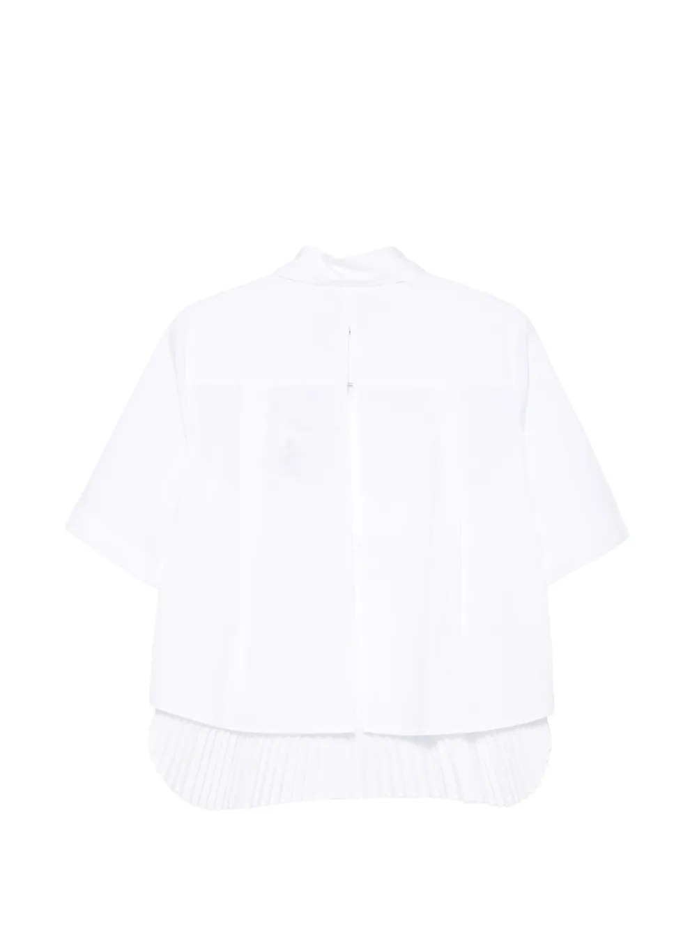 Semicouture blouse met geplooid detail Wit