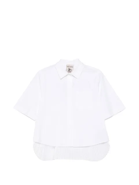 Semicouture falda larga con pliegues