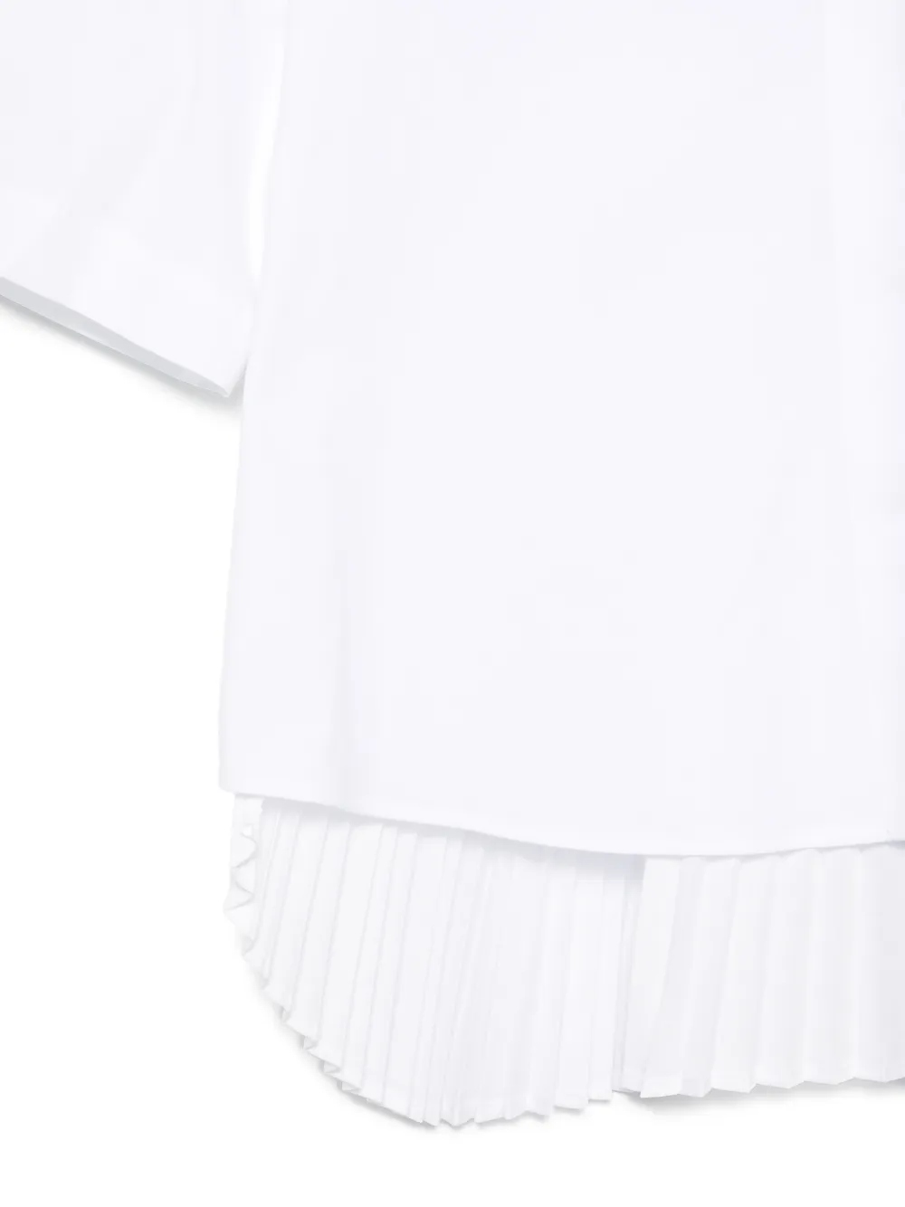 Semicouture blouse met geplooid detail Wit