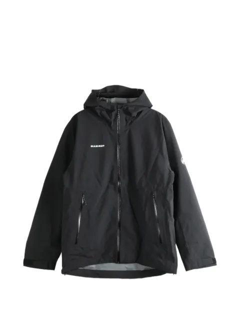 Mammut logo-print hooded jacket