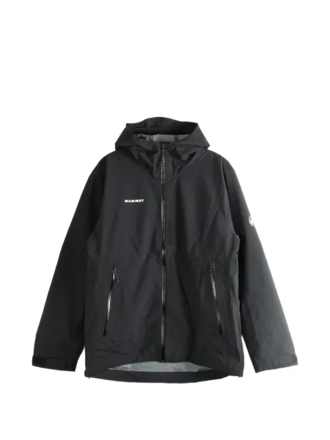 Mammut logo-print hooded jacket