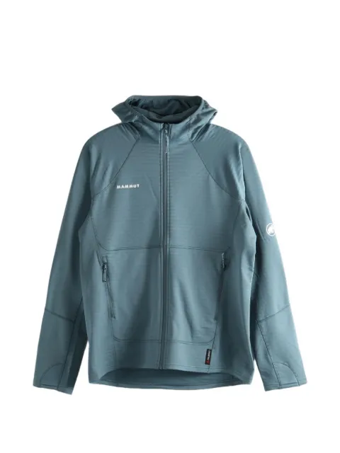 Mammut waffle-knit hooded jacket
