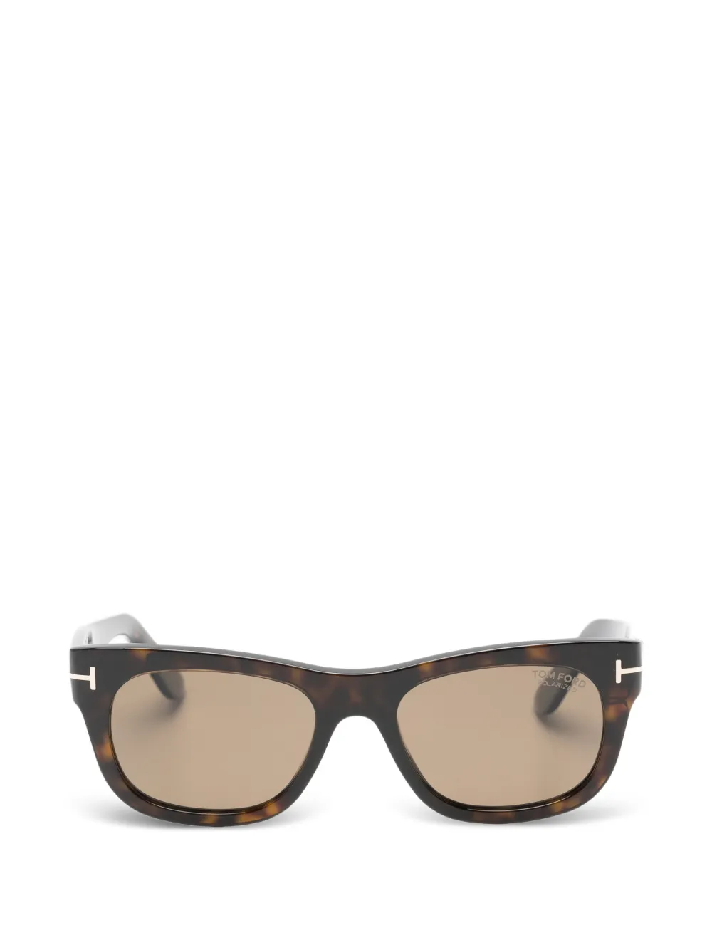 TOM FORD Eyewear tortoiseshell rectangle sunglasses - Marrone