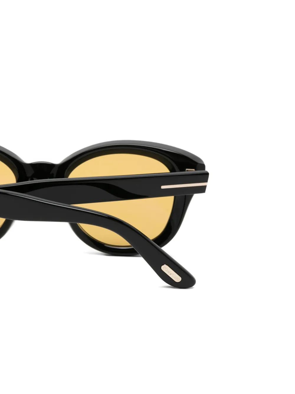 TOM FORD Eyewear Nika-02 cat-eye zonnebril Zwart
