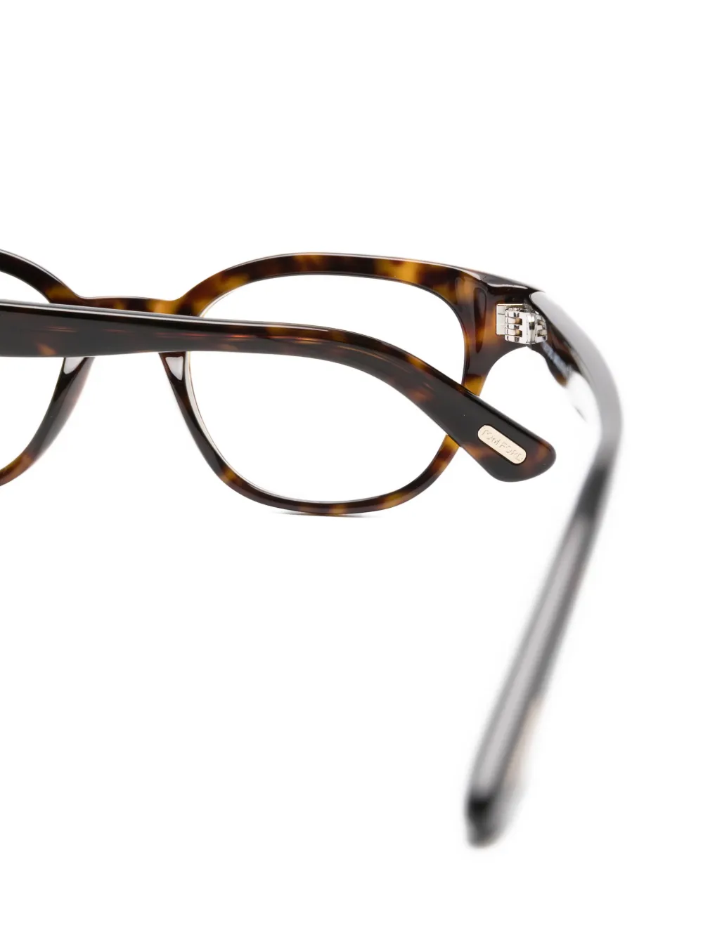 TOM FORD Eyewear Bril met geometrisch montuur Bruin