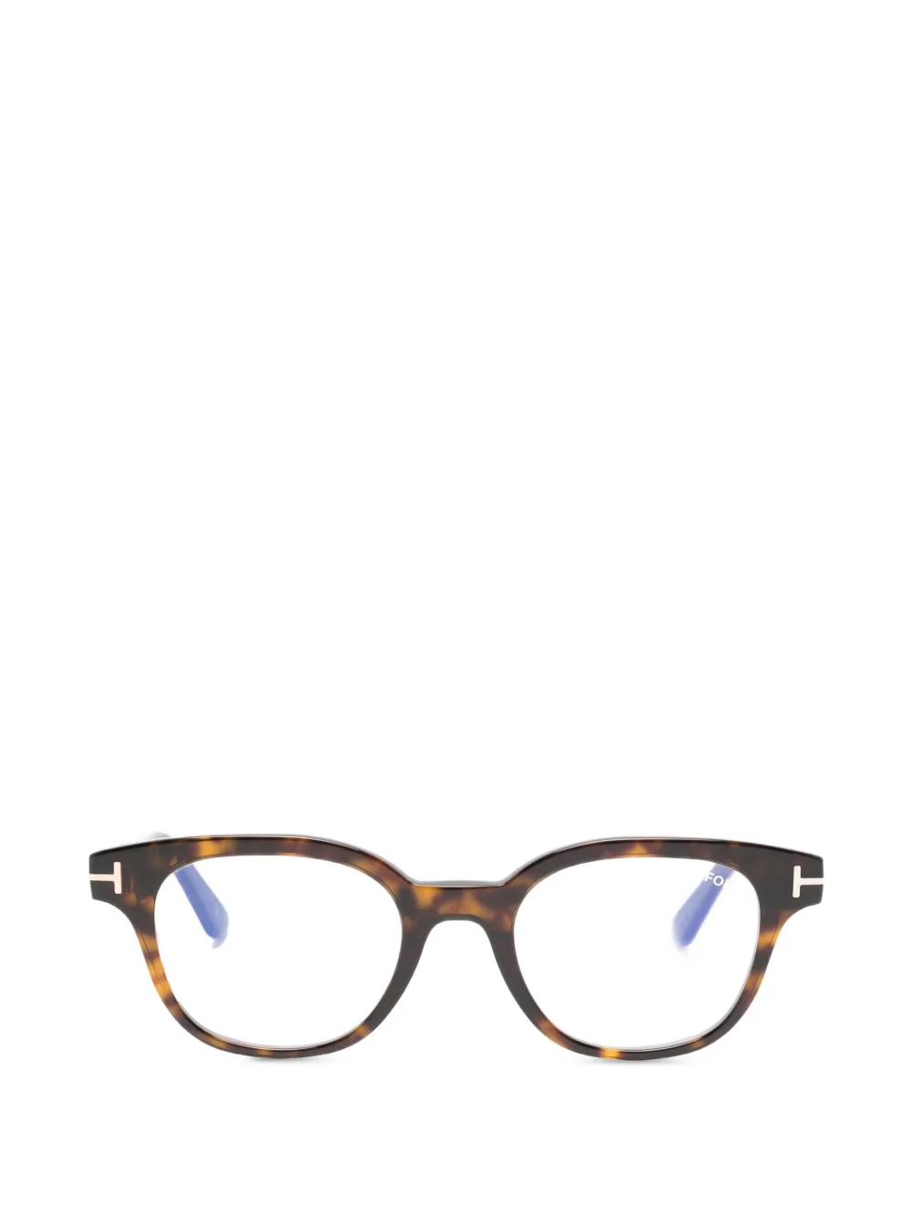 TOM FORD Eyewear Occhiali geometrici - Marrone