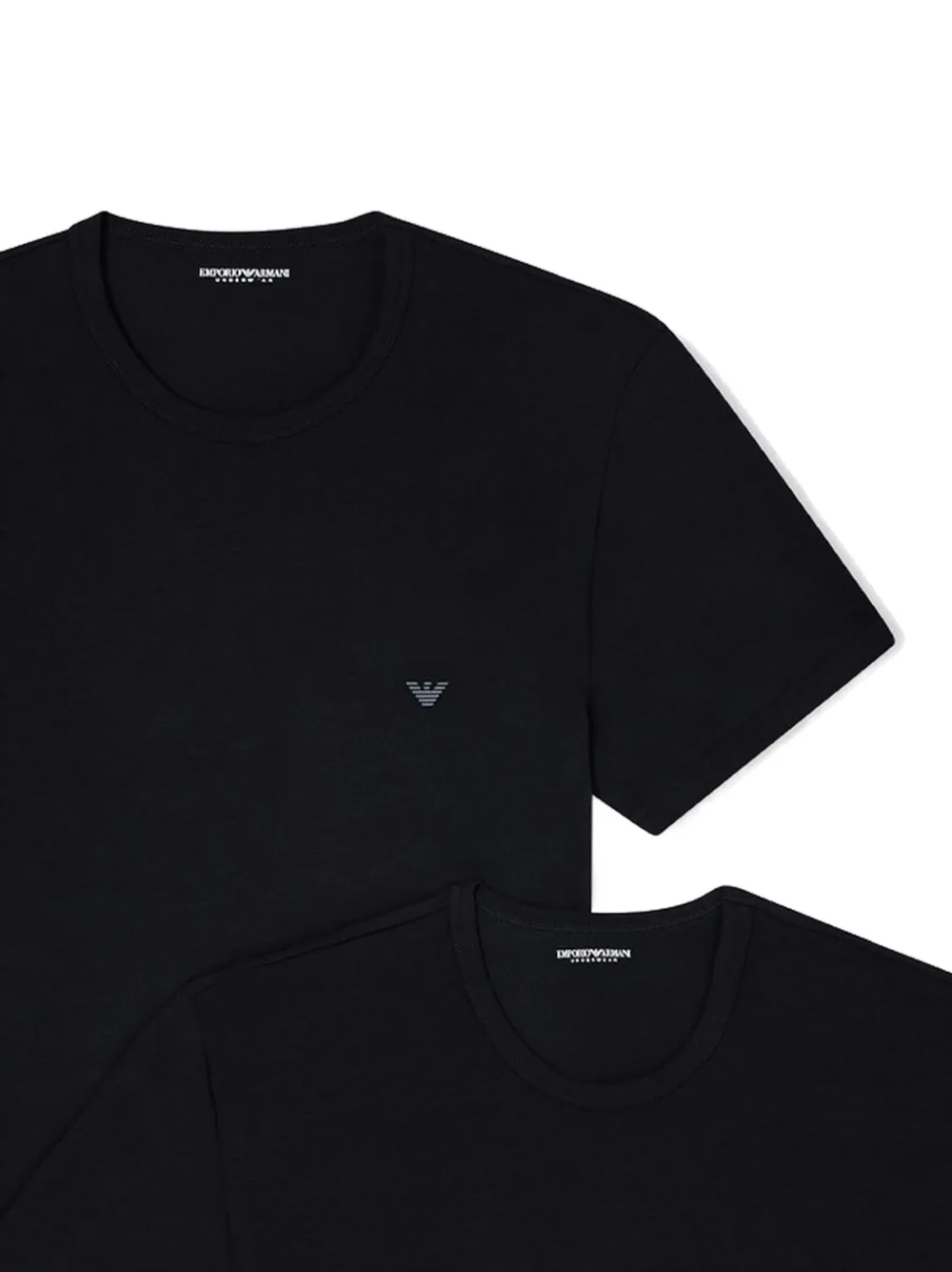 crew-neck logo-detail undershirt (set of two)