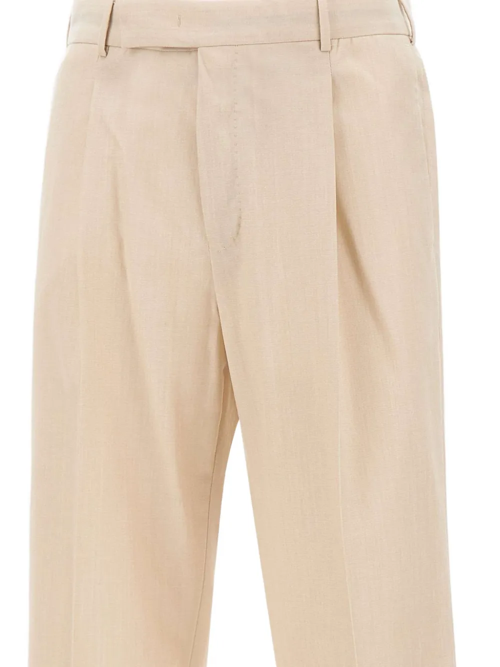 PT Torino Geplooide pantalon Beige