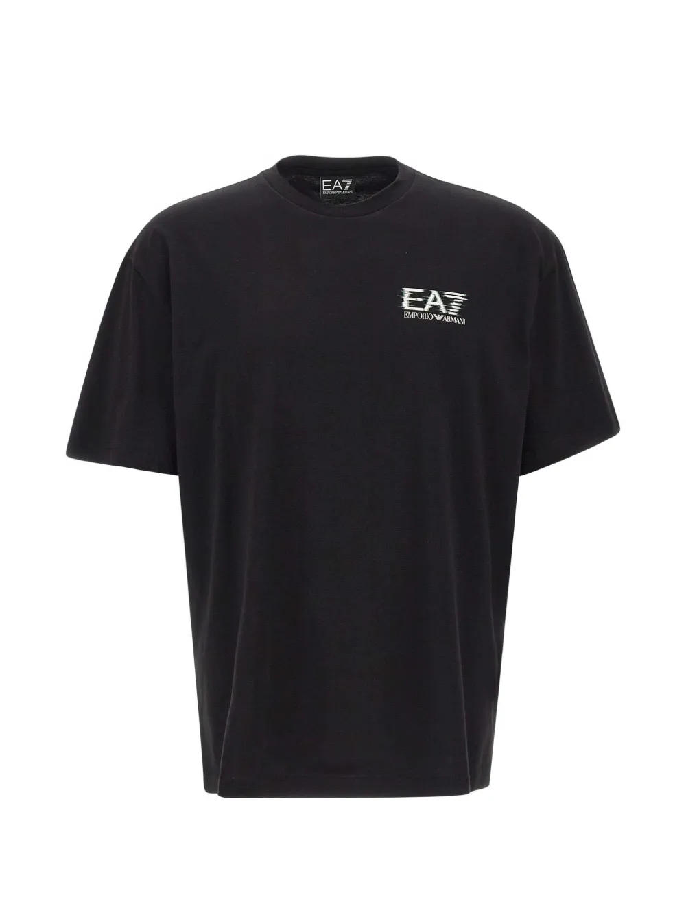 Ea7 Emporio Armani Visibility logo graphic T-shirt - Schwarz