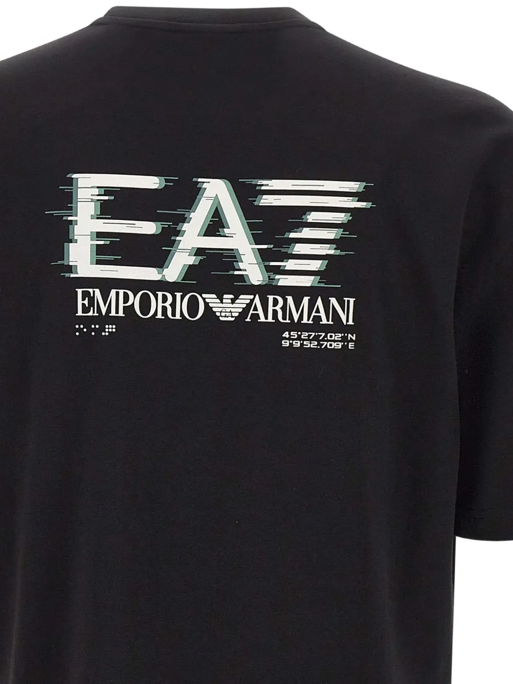 Ea7 Emporio Armani Visibility T-shirt met logo Zwart