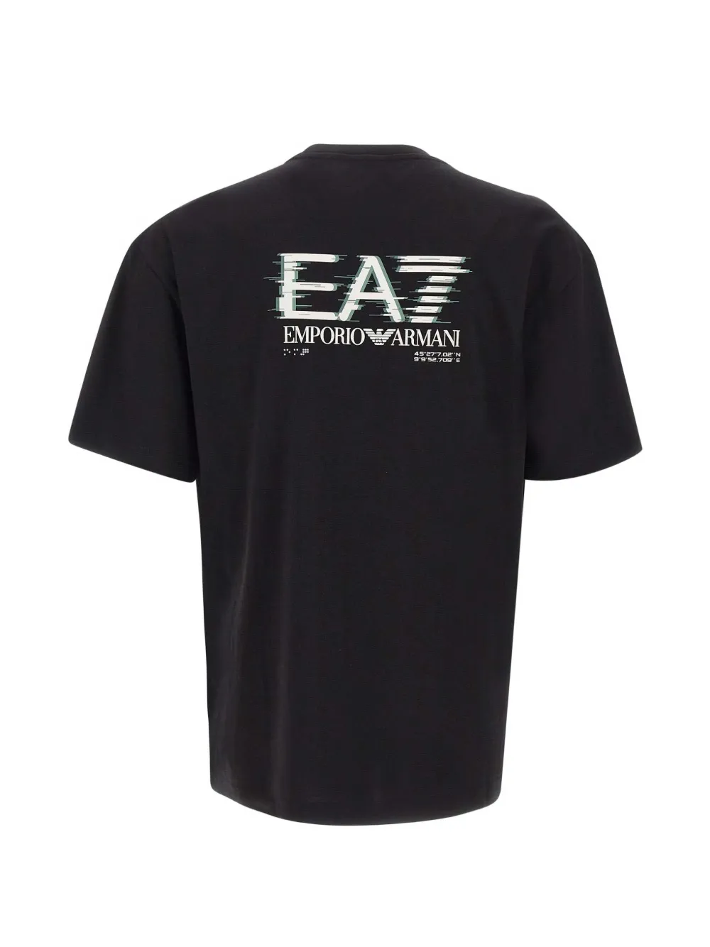 Ea7 Emporio Armani Visibility T-shirt met logo Zwart