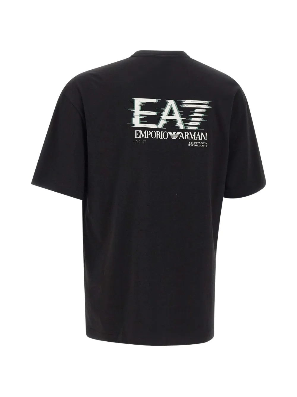 Ea7 Emporio Armani Visibility T-shirt met logo Zwart