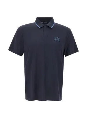 Ea7 Emporio Armani ロゴ Tシャツ | ブルー | FARFETCH JP