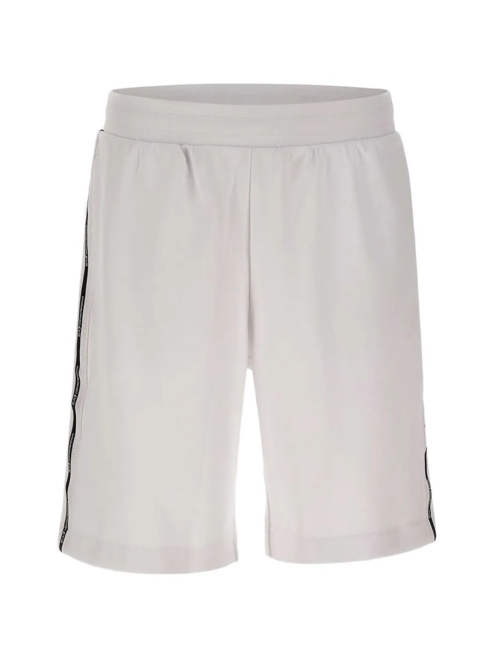 Ea7 Emporio Armani logo tape shorts - Bianco