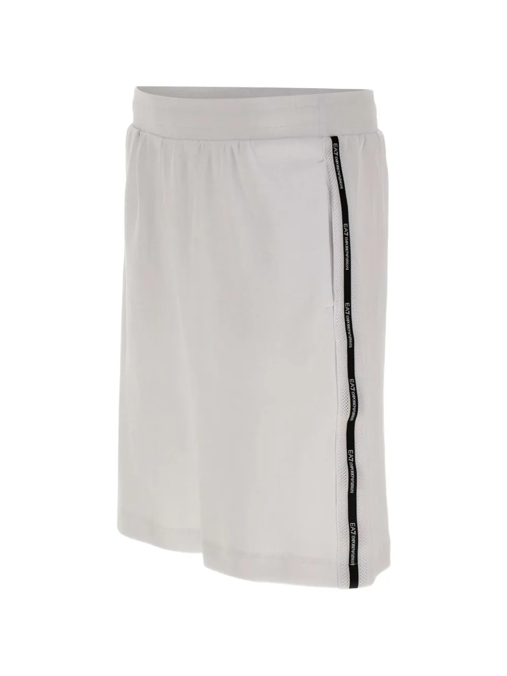 Ea7 Emporio Armani Shorts met logoband Wit