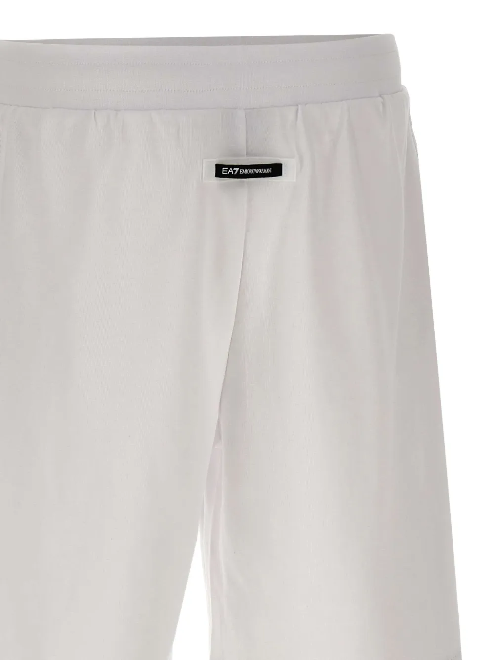 Ea7 Emporio Armani Shorts met logoband Wit