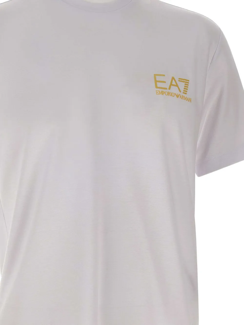 Ea7 Emporio Armani T-shirt met logo en ronde hals Wit