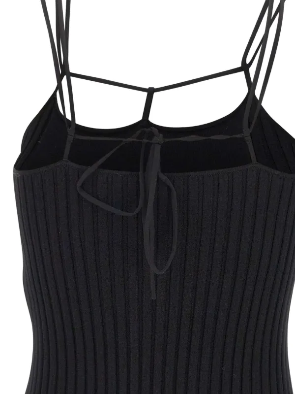 A. ROEGE HOVE Corin リブニット トップ | ブラック | FARFETCH JP