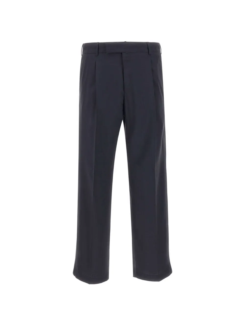 PT Torino Quindici crease tailored virgin wool trousers - Blu