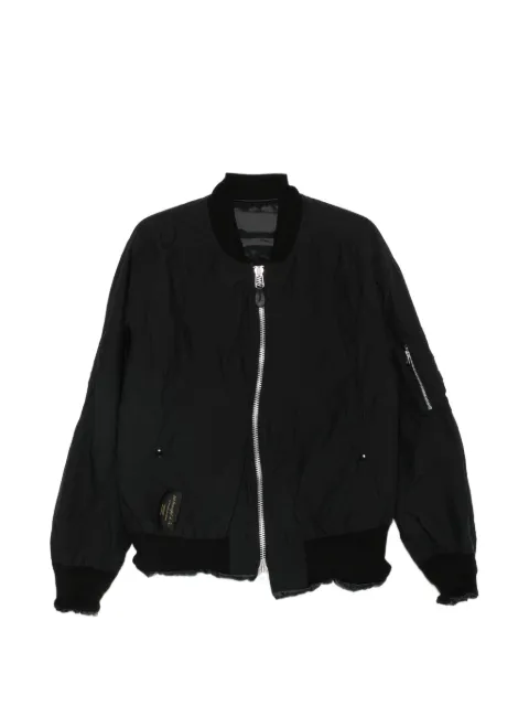 Undercover zip-up bomber jacket