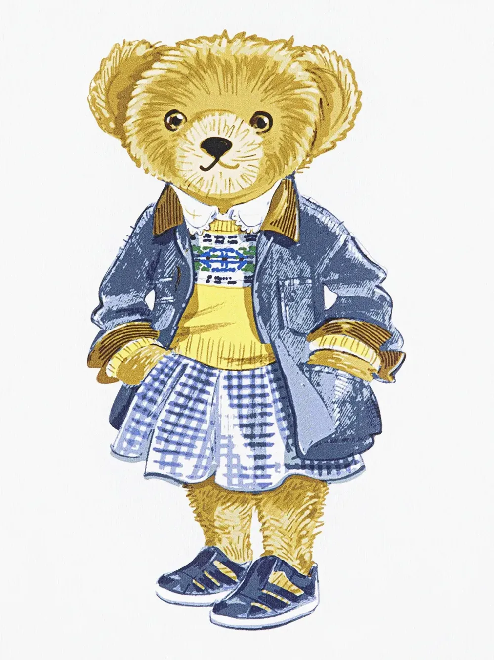 POLO RALPH LAUREN KIDS Ondergoed met gingham ruit Wit