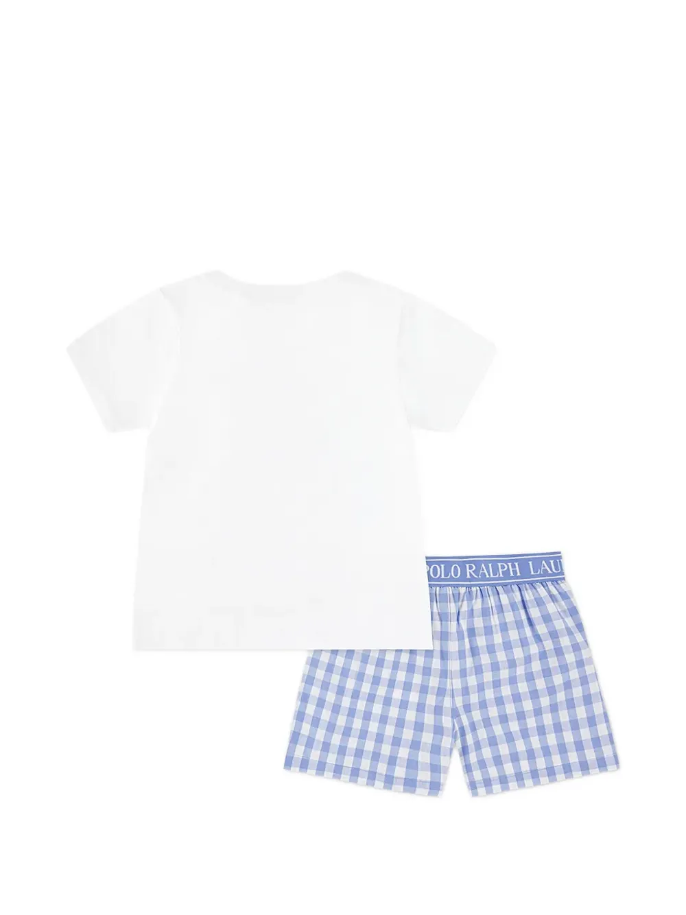 POLO RALPH LAUREN KIDS Ondergoed met gingham ruit Wit