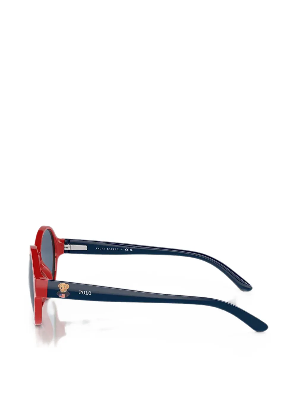 POLO RALPH LAUREN KIDS Zonnebril met rond montuur Rood