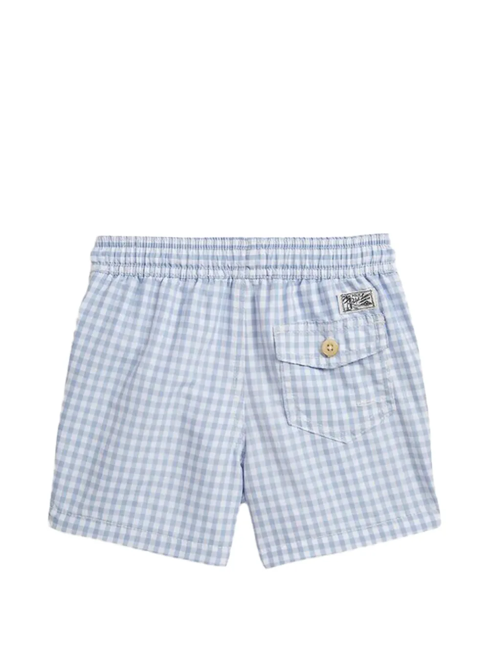 POLO RALPH LAUREN KIDS Zwembroek met gingham-ruit Blauw