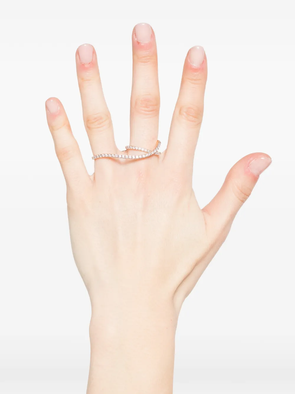  Anapsara Anello Con Diamanti - Rosa 