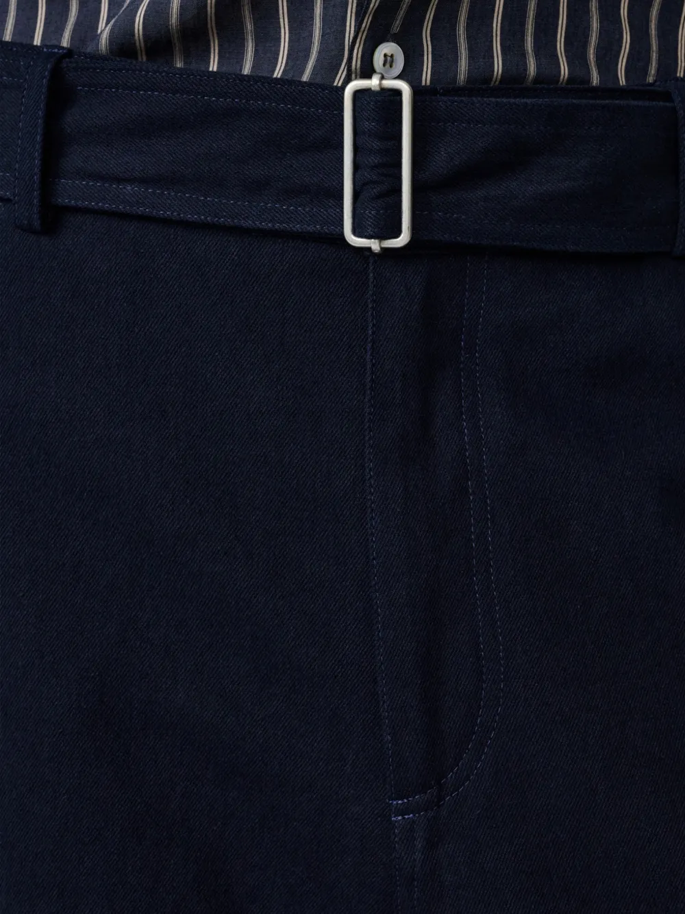 Studio Nicholson Barr broek met ceintuur Blauw