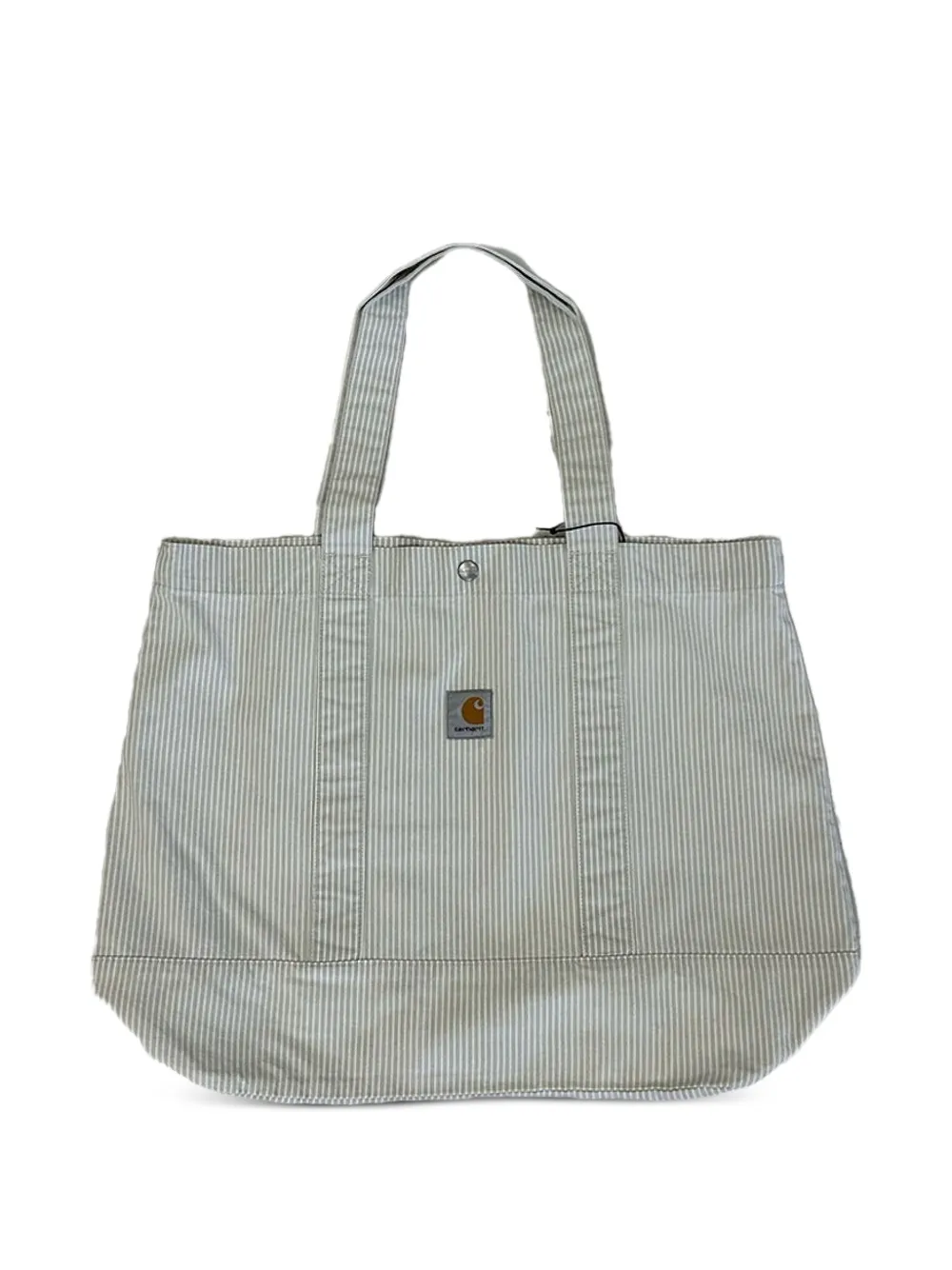 Carhartt WIP Mercer striped cotton tote bag - Grigio