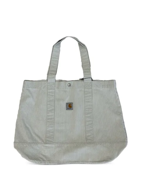 Carhartt WIP Mercer striped cotton tote bag