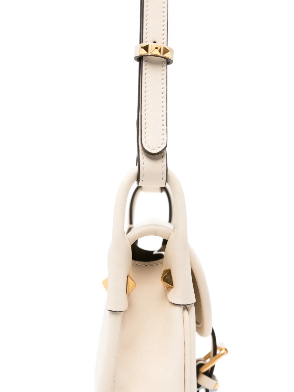 Valentino Garavani Rockstud schoudertas Beige