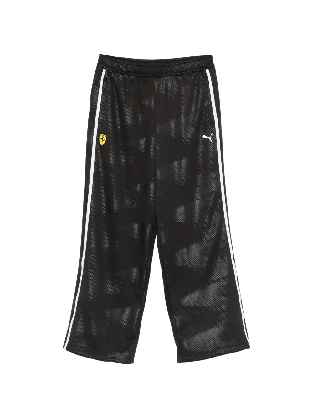 Puma X Scuderia Ferrari T7 Logo Detail Track Pants In Black